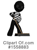 Black Design Mascot Clipart #1558883 by Leo Blanchette