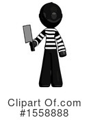 Black Design Mascot Clipart #1558888 by Leo Blanchette