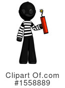 Black Design Mascot Clipart #1558889 by Leo Blanchette