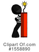 Black Design Mascot Clipart #1558890 by Leo Blanchette