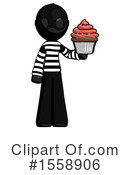 Black Design Mascot Clipart #1558906 by Leo Blanchette