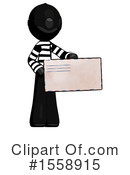 Black Design Mascot Clipart #1558915 by Leo Blanchette