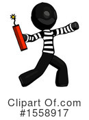 Black Design Mascot Clipart #1558917 by Leo Blanchette