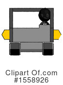 Black Design Mascot Clipart #1558926 by Leo Blanchette