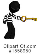 Black Design Mascot Clipart #1558950 by Leo Blanchette