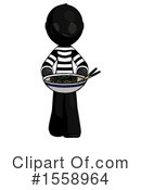 Black Design Mascot Clipart #1558964 by Leo Blanchette