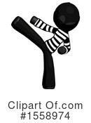 Black Design Mascot Clipart #1558974 by Leo Blanchette