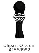 Black Design Mascot Clipart #1558982 by Leo Blanchette