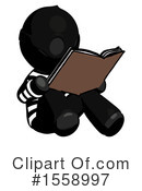 Black Design Mascot Clipart #1558997 by Leo Blanchette