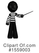 Black Design Mascot Clipart #1559003 by Leo Blanchette