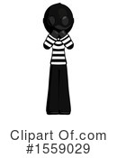 Black Design Mascot Clipart #1559029 by Leo Blanchette