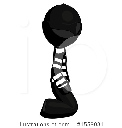 Royalty-Free (RF) Black Design Mascot Clipart Illustration by Leo Blanchette - Stock Sample #1559031