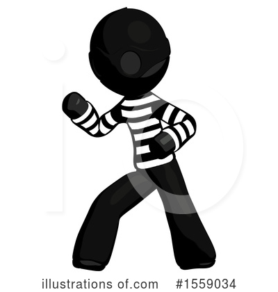 Royalty-Free (RF) Black Design Mascot Clipart Illustration by Leo Blanchette - Stock Sample #1559034