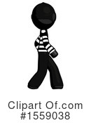 Black Design Mascot Clipart #1559038 by Leo Blanchette