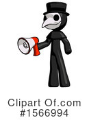 Black Design Mascot Clipart #1566994 by Leo Blanchette