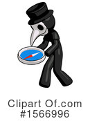 Black Design Mascot Clipart #1566996 by Leo Blanchette