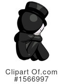 Black Design Mascot Clipart #1566997 by Leo Blanchette