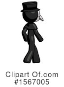 Black Design Mascot Clipart #1567005 by Leo Blanchette