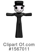 Black Design Mascot Clipart #1567011 by Leo Blanchette