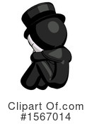Black Design Mascot Clipart #1567014 by Leo Blanchette