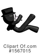 Black Design Mascot Clipart #1567015 by Leo Blanchette