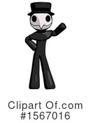 Black Design Mascot Clipart #1567016 by Leo Blanchette