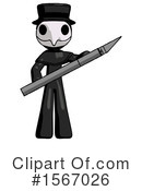 Black Design Mascot Clipart #1567026 by Leo Blanchette
