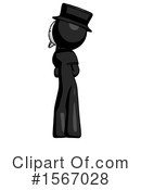 Black Design Mascot Clipart #1567028 by Leo Blanchette
