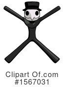 Black Design Mascot Clipart #1567031 by Leo Blanchette