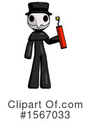 Black Design Mascot Clipart #1567033 by Leo Blanchette