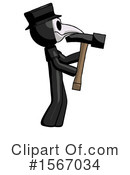 Black Design Mascot Clipart #1567034 by Leo Blanchette