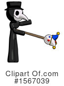 Black Design Mascot Clipart #1567039 by Leo Blanchette