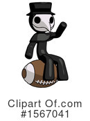 Black Design Mascot Clipart #1567041 by Leo Blanchette