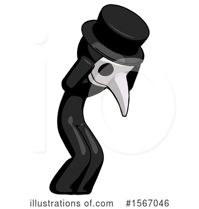 Royalty-Free (RF) Black Design Mascot Clipart Illustration by Leo Blanchette - Stock Sample #1567046