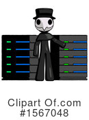Black Design Mascot Clipart #1567048 by Leo Blanchette