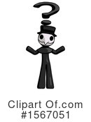 Black Design Mascot Clipart #1567051 by Leo Blanchette