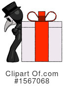 Black Design Mascot Clipart #1567068 by Leo Blanchette