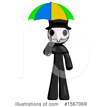 Royalty-Free (RF) Black Design Mascot Clipart Illustration by Leo Blanchette - Stock Sample #1567069