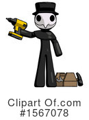 Black Design Mascot Clipart #1567078 by Leo Blanchette