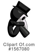 Black Design Mascot Clipart #1567080 by Leo Blanchette