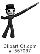 Black Design Mascot Clipart #1567087 by Leo Blanchette