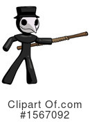 Black Design Mascot Clipart #1567092 by Leo Blanchette