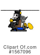 Black Design Mascot Clipart #1567096 by Leo Blanchette