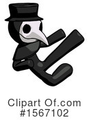 Black Design Mascot Clipart #1567102 by Leo Blanchette