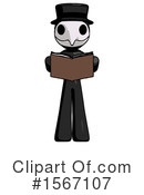 Black Design Mascot Clipart #1567107 by Leo Blanchette
