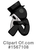 Black Design Mascot Clipart #1567108 by Leo Blanchette