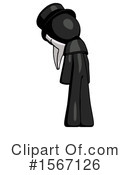 Black Design Mascot Clipart #1567126 by Leo Blanchette
