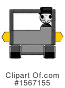 Black Design Mascot Clipart #1567155 by Leo Blanchette