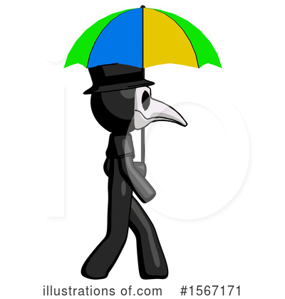 Royalty-Free (RF) Black Design Mascot Clipart Illustration by Leo Blanchette - Stock Sample #1567171