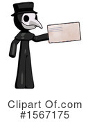 Black Design Mascot Clipart #1567175 by Leo Blanchette